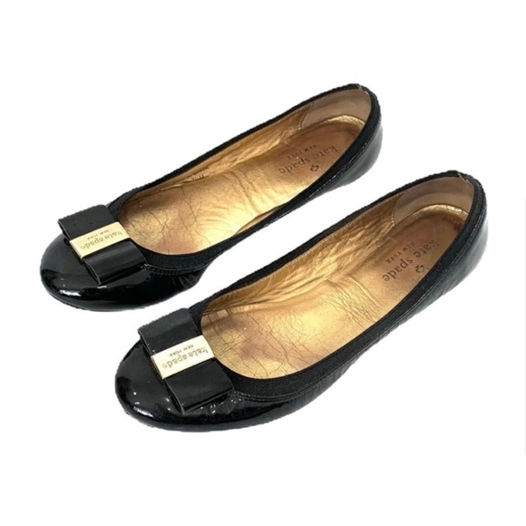KATE SPADE trophy bow patent leather
flat, black - Picture 3 of 6